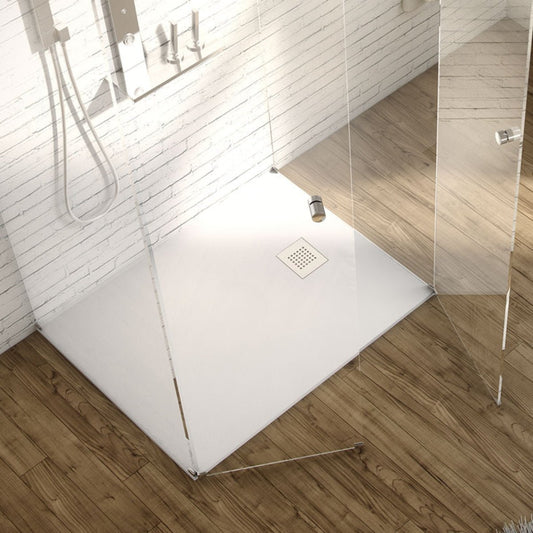 Receveur de douche en résine blanche Essential