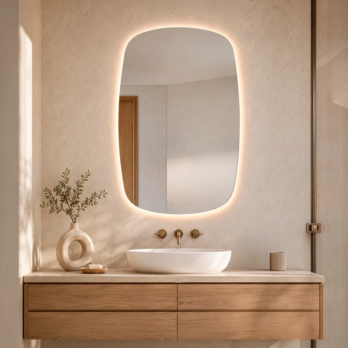 Miroir forme organique Apus