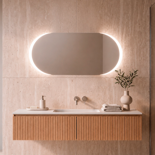 Miroir ovale bain Crux