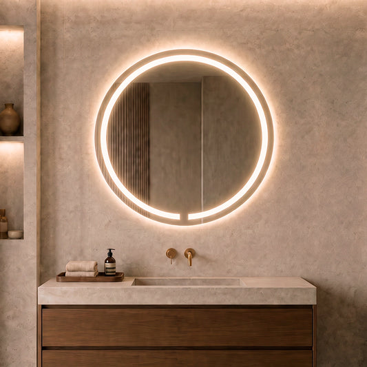Miroir rond mural Orel