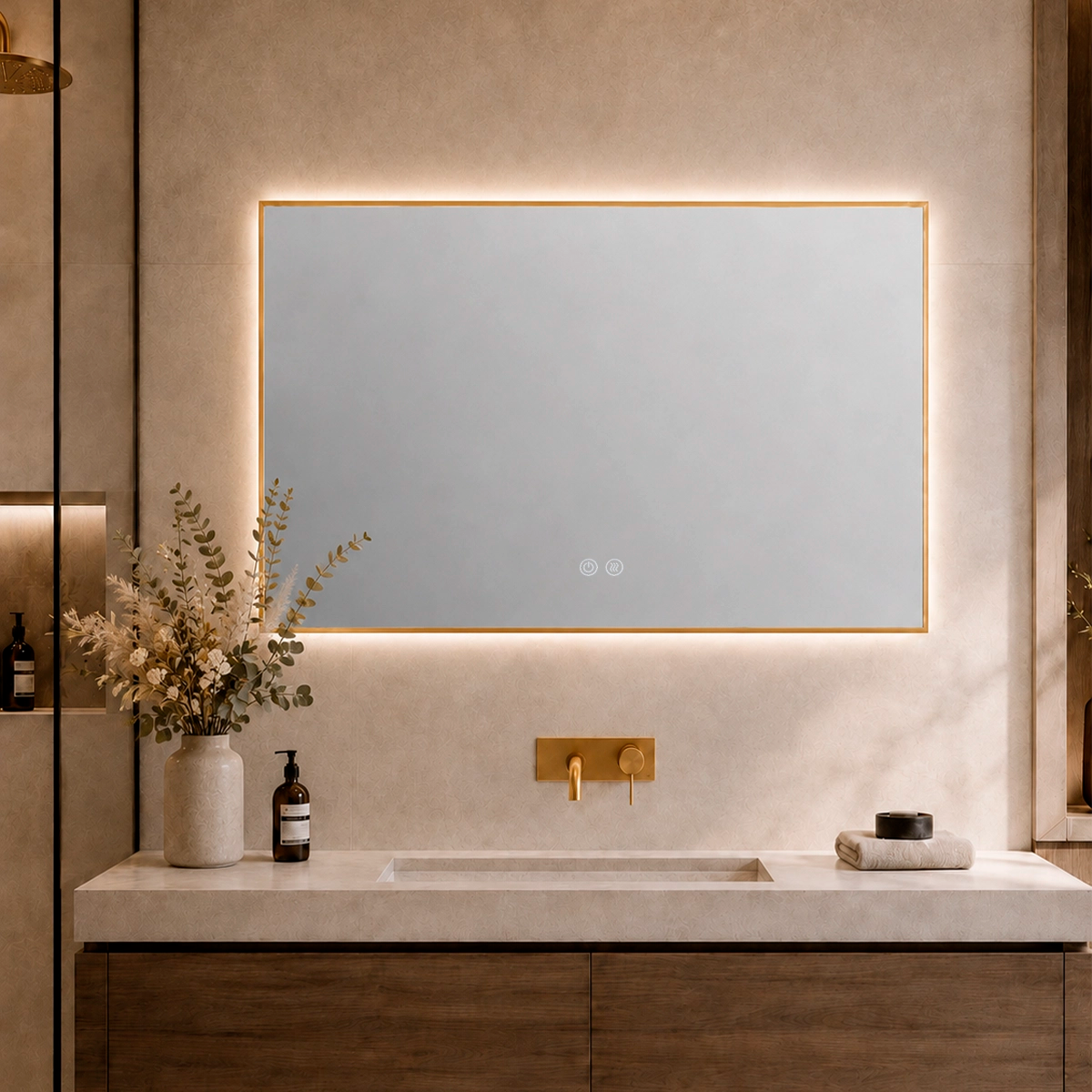 Miroir avec cadre métallique Nyros