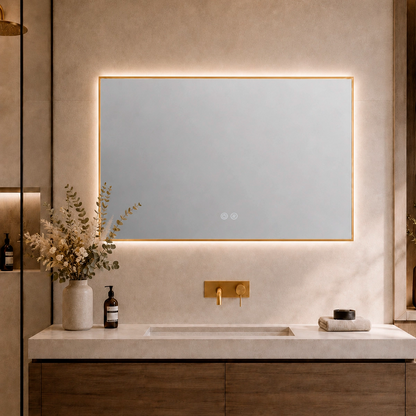 Miroir avec cadre métallique Nyros