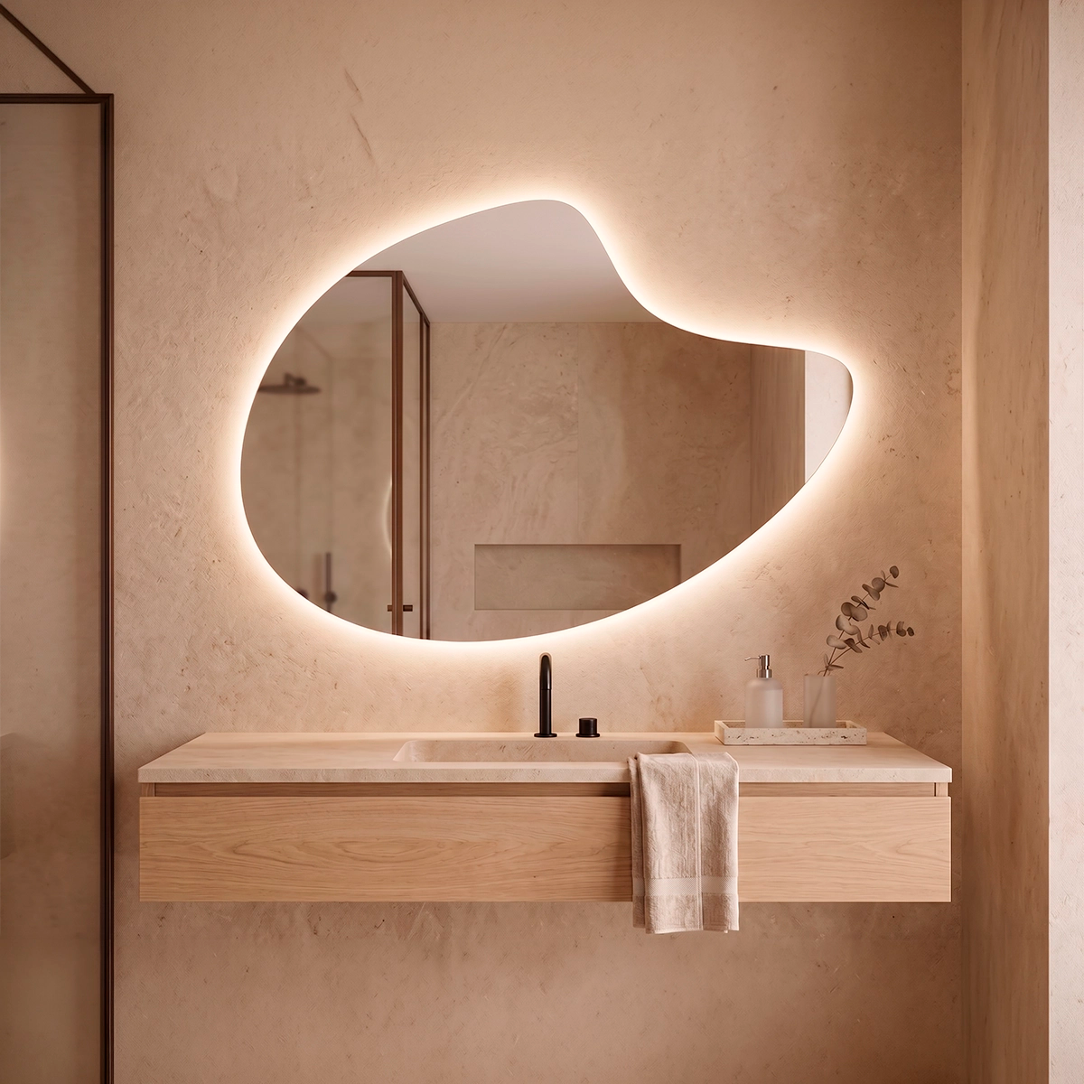 Miroir forme irrégulière Sira
