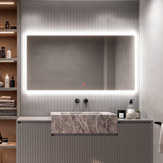 Miroir aux bords arrondis Praga