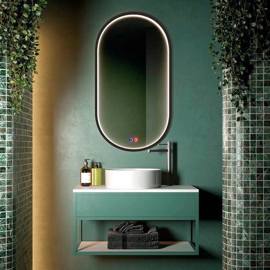 Miroir avec éclairage LED intégré Rio