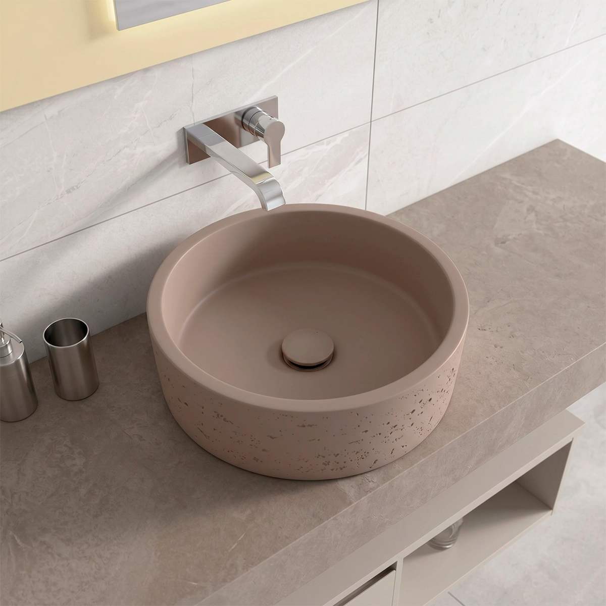 Lavabo à poser en ciment Stone