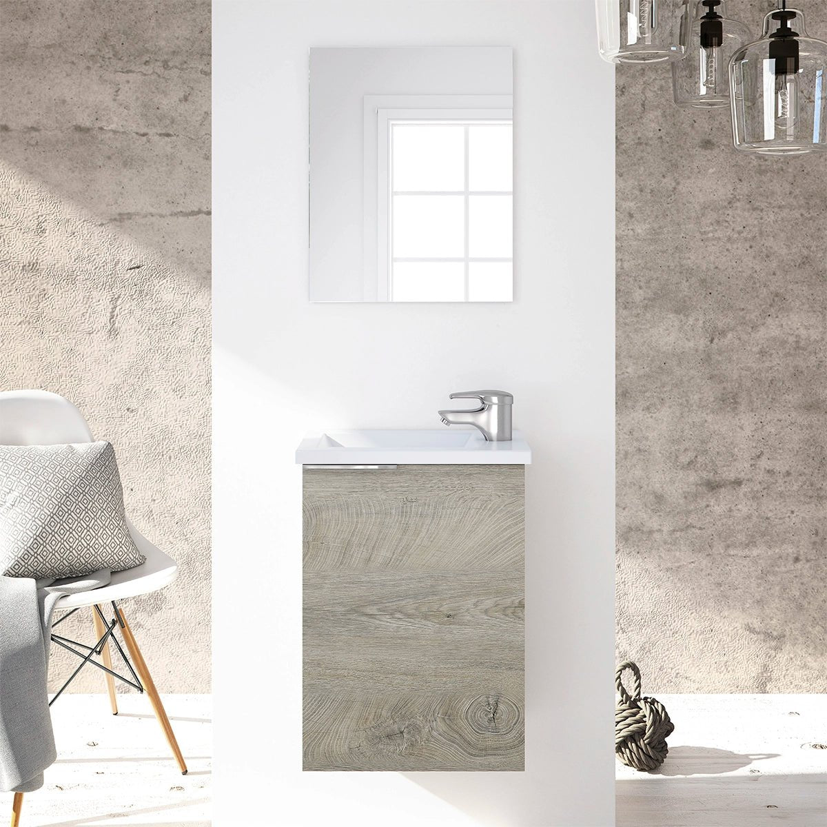 Mueble Mini para baño Compact con lavabo - Thebath