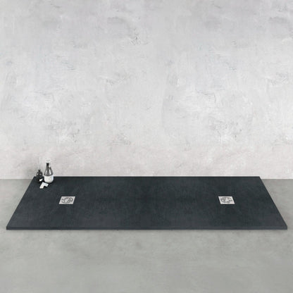 Plato de ducha resina textura soft Bizona - Thebath