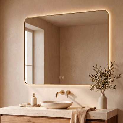 Miroir doré Emma