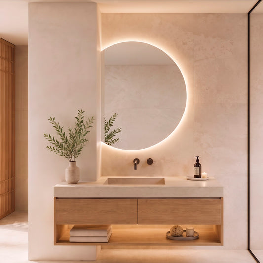 Miroir semi-circulaire Naos