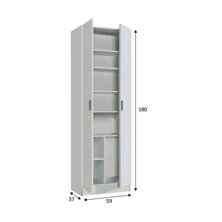 Armoire multi-usages 5 étagères Use