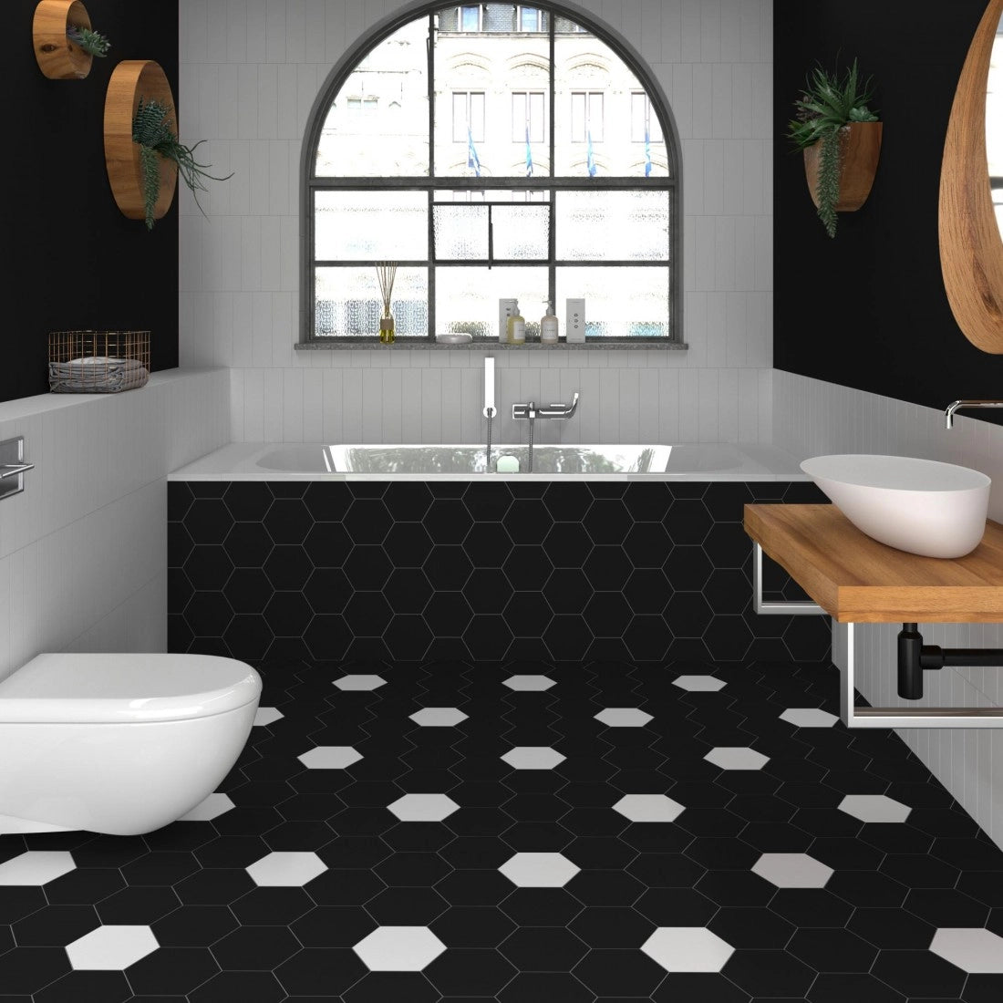 Azulejo porcelanico Exa White 15x17