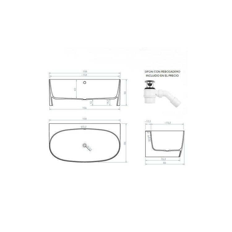 Baignoire Becca