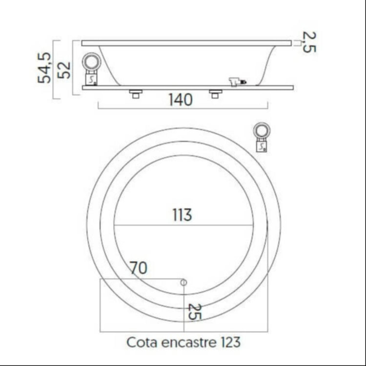 Baignoire Jacuzzi Sait