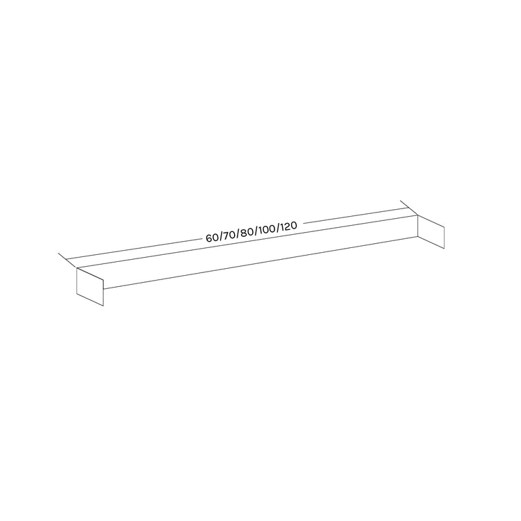 Barre de renfort pour abattants de WC