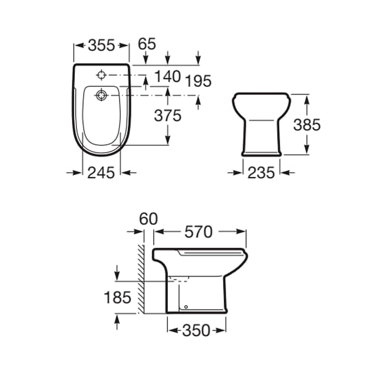 Bidet Roca Dama Retro