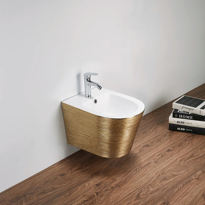 Bidé suspendido Oro - Blanco Umbra - The Bath