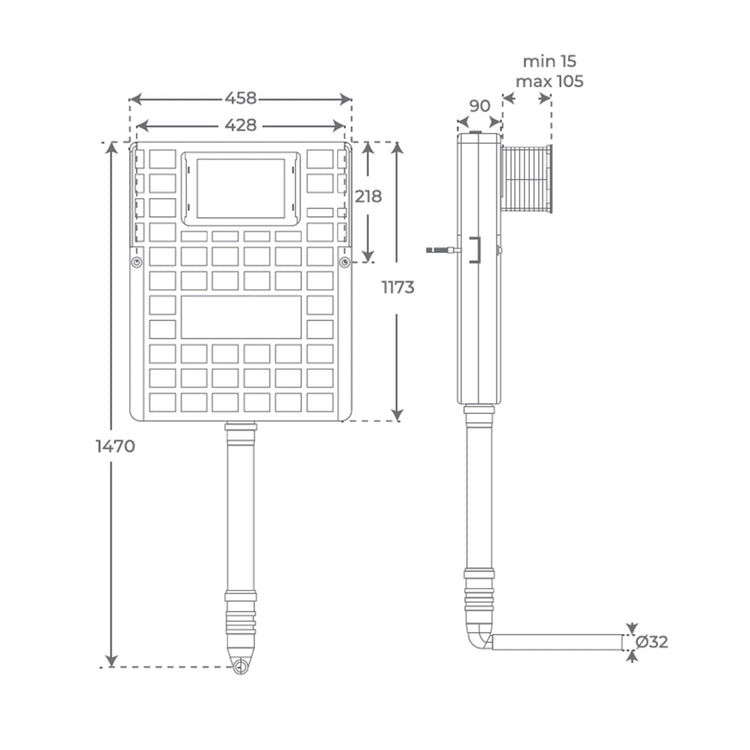 Citerne compacte encastreé Slim