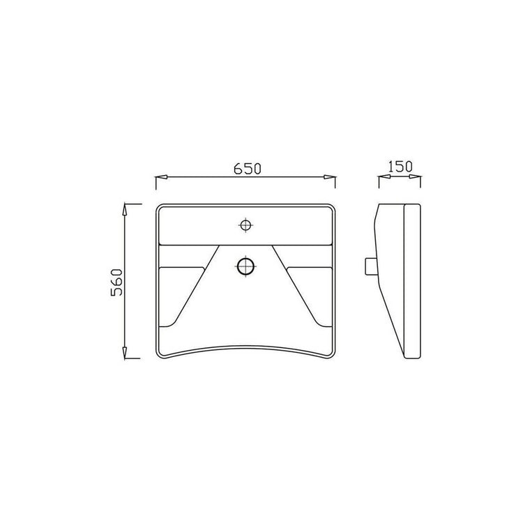 Ensemble Lavabo PMR ergonomique