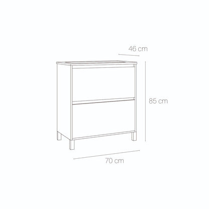 Conjunto mueble lavabo 1 seno Porto - The Bath