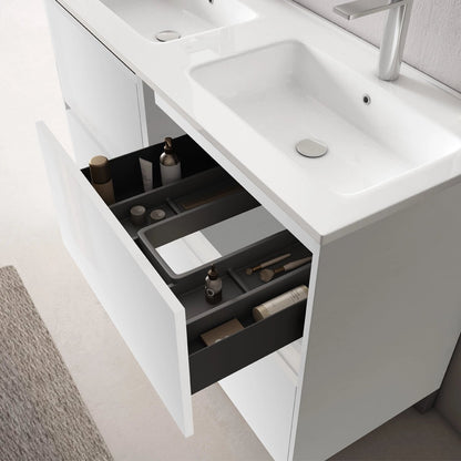 Conjunto mueble lavabo doble Porto - The Bath