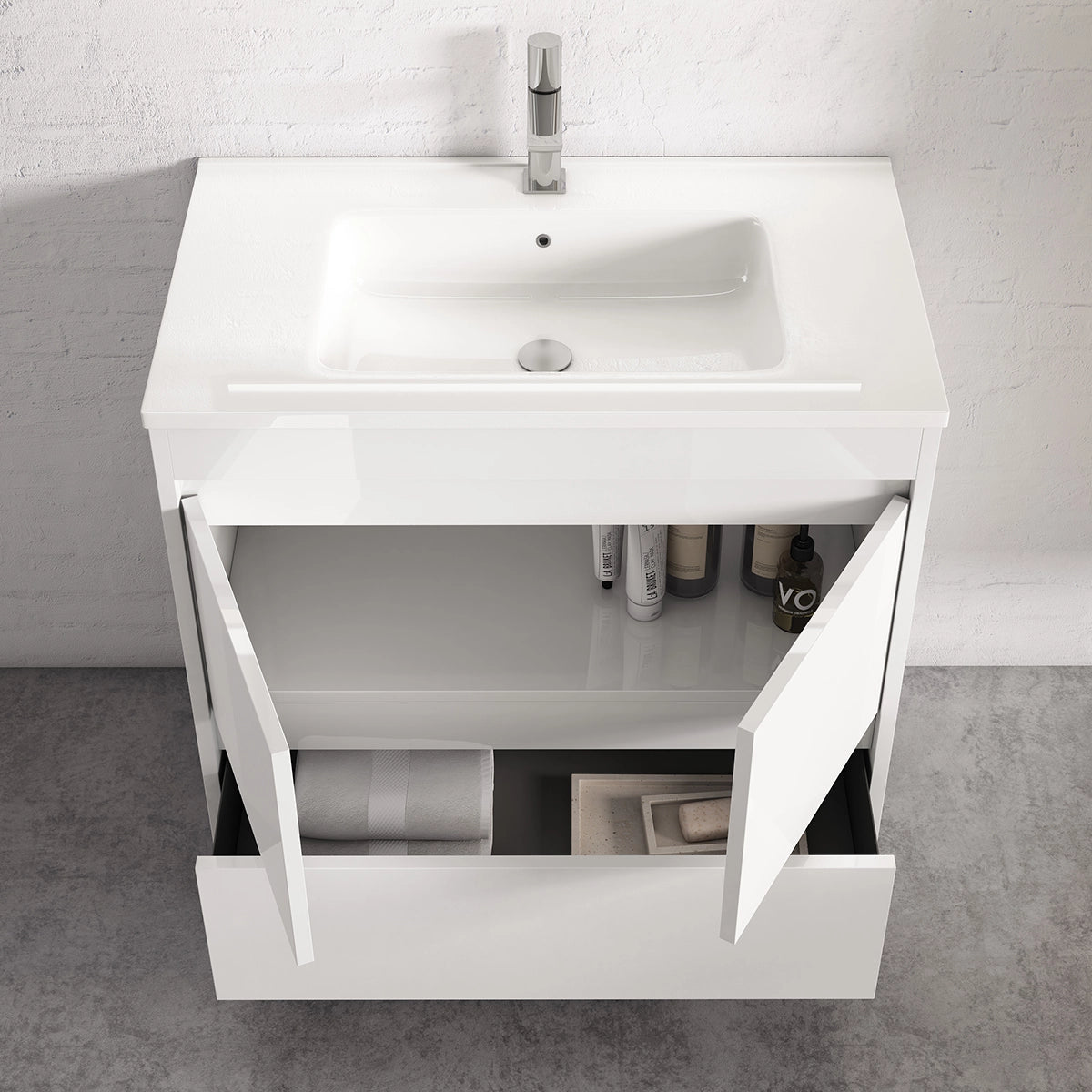 Conjunto mueble lavabo moderno Carla - Thebath