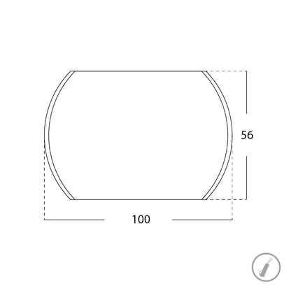 Miroir avec appliques Soren