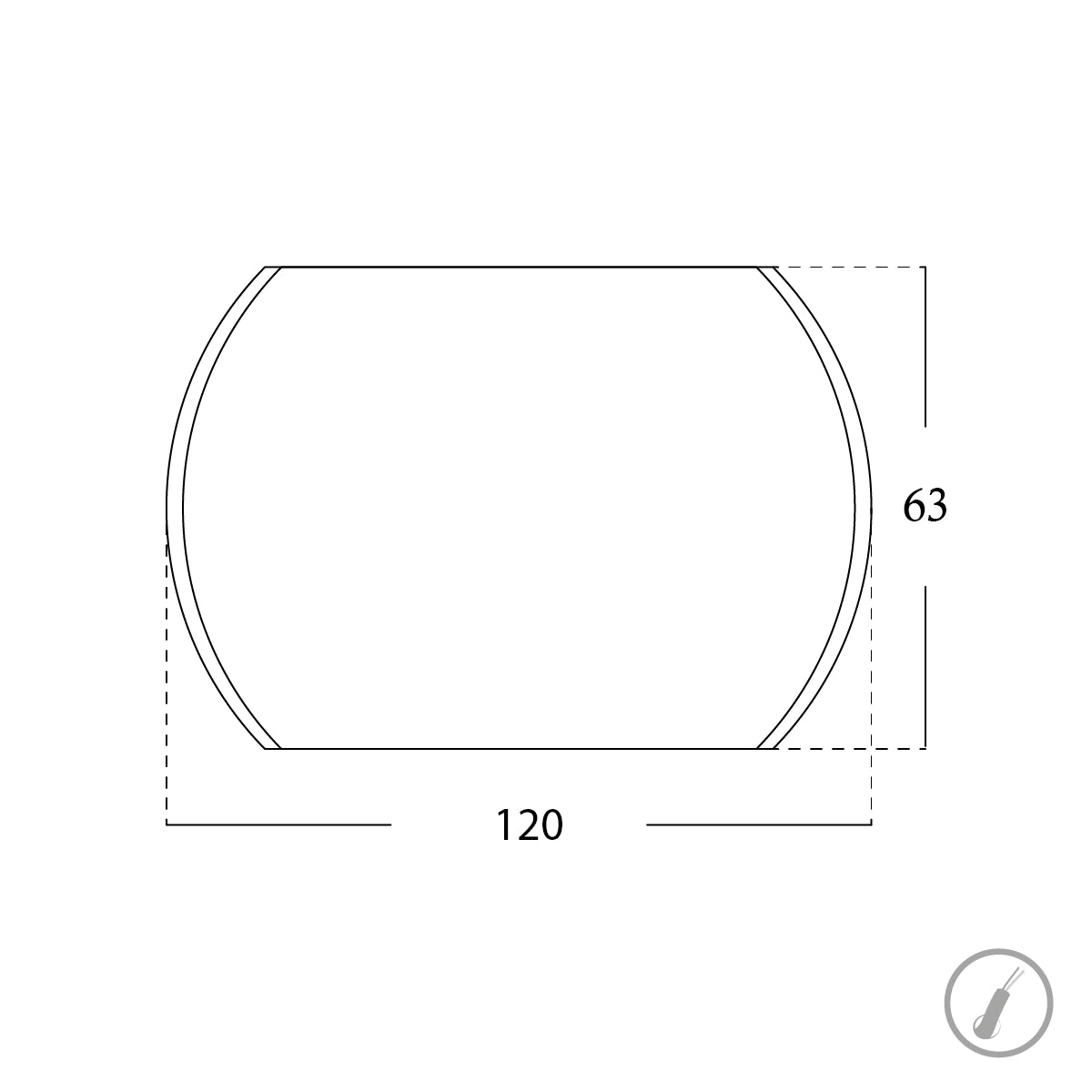 Miroir avec appliques Soren