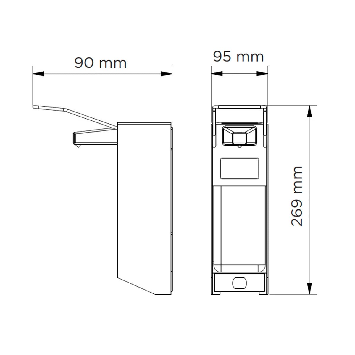 Dosificador de jabón MAXICLEAN - Thebath
