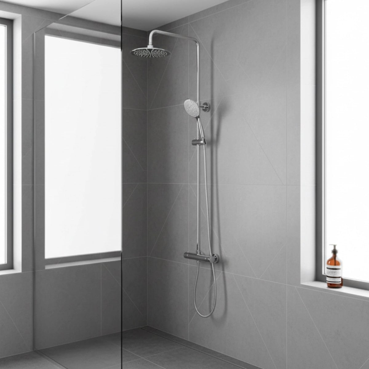 Ducha termostática Jamaica redonda - Thebath