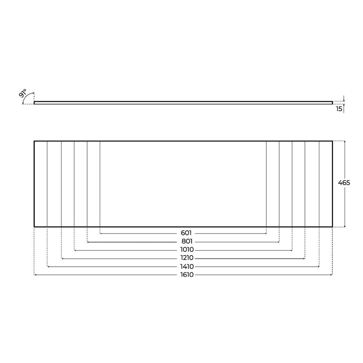 Comptoir de salle de bain Keta