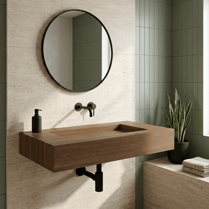Encimera con lavabo integrado Boreal - The Bath