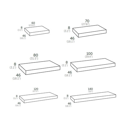 Encimera de fondo reducido 40 cm Flow - Thebath