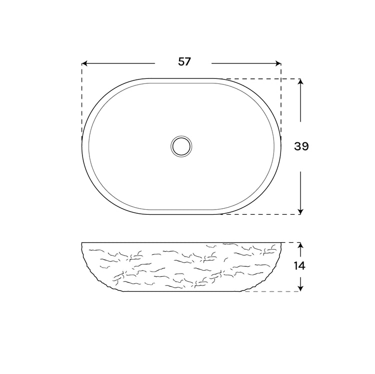 Lavabo rustique Enso