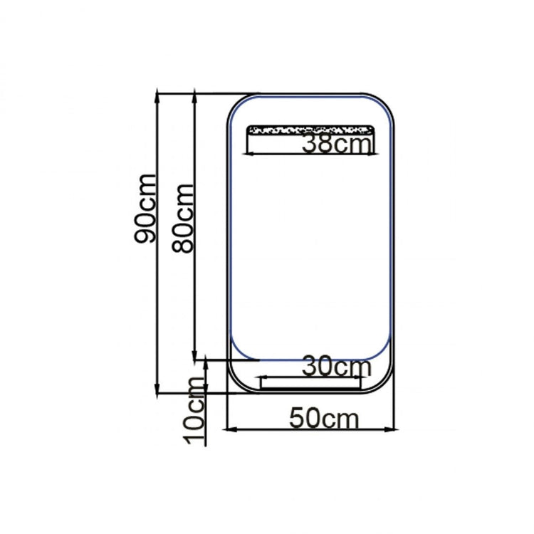 Miroir de salle de bain à chargement sans fil Concept