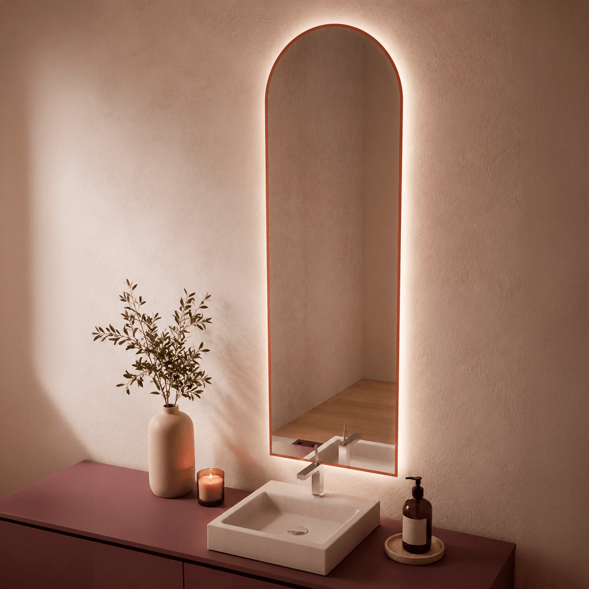 Espejo baño con marco Arco - The Bath