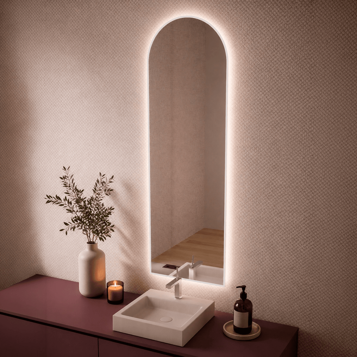 Espejo baño con marco Arco - The Bath