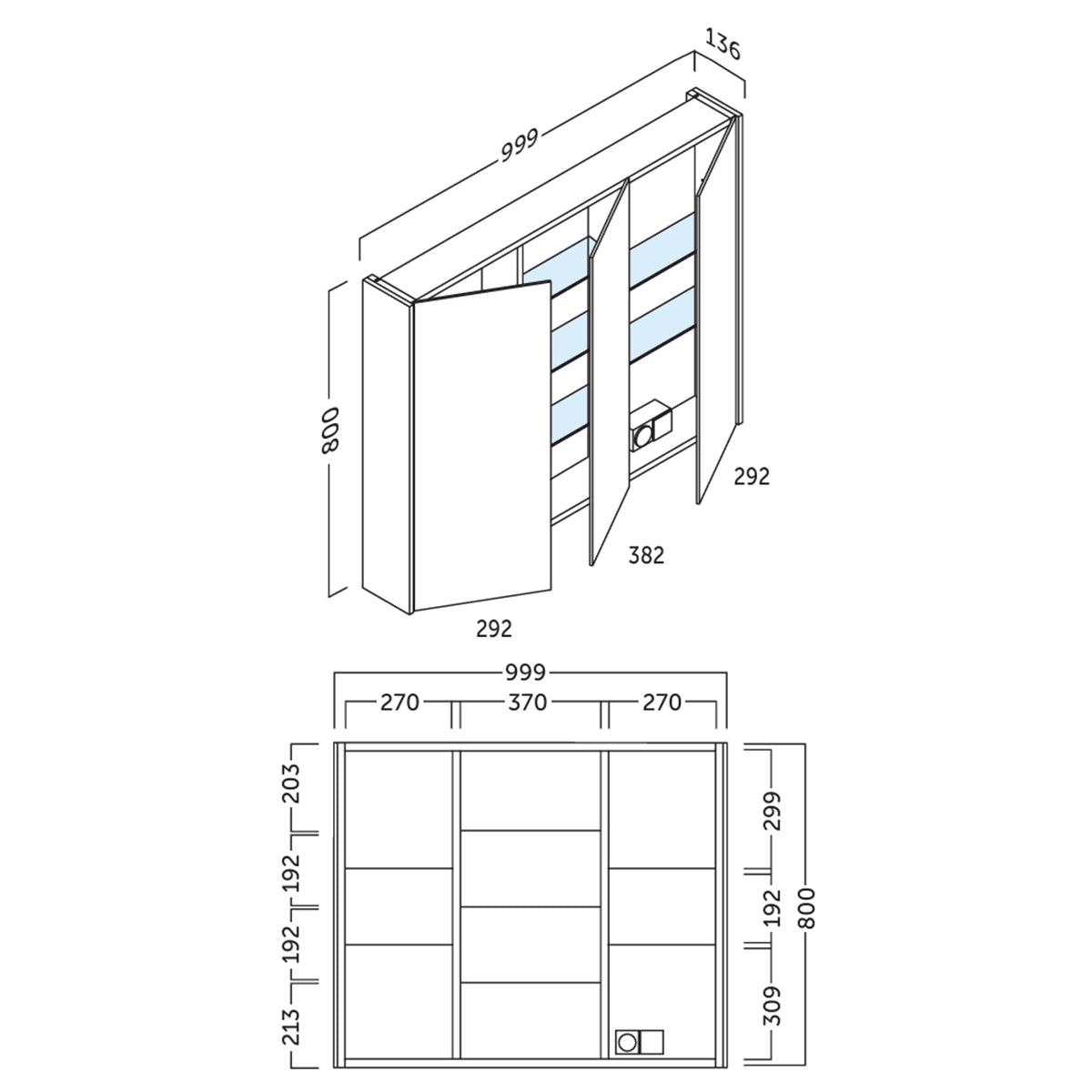 Espejo camerino baño Skyline - The Bath