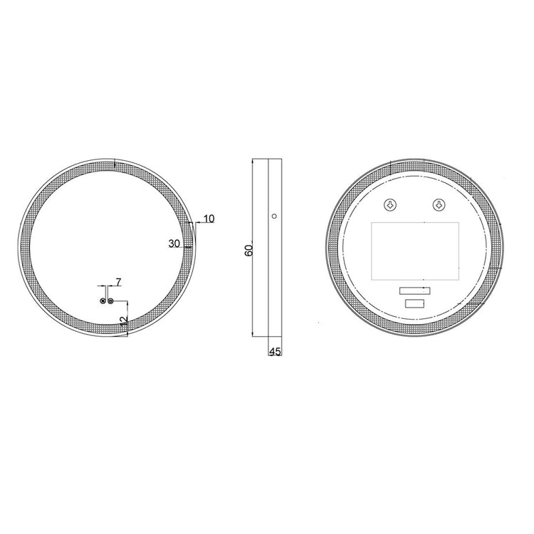 Miroir suspendu Adriano