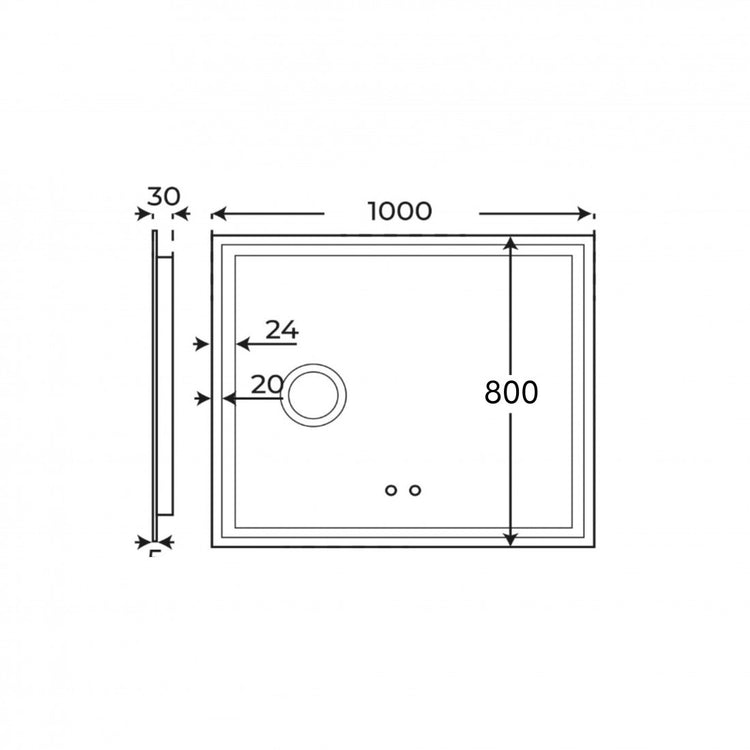 miroir grossissant Marco
