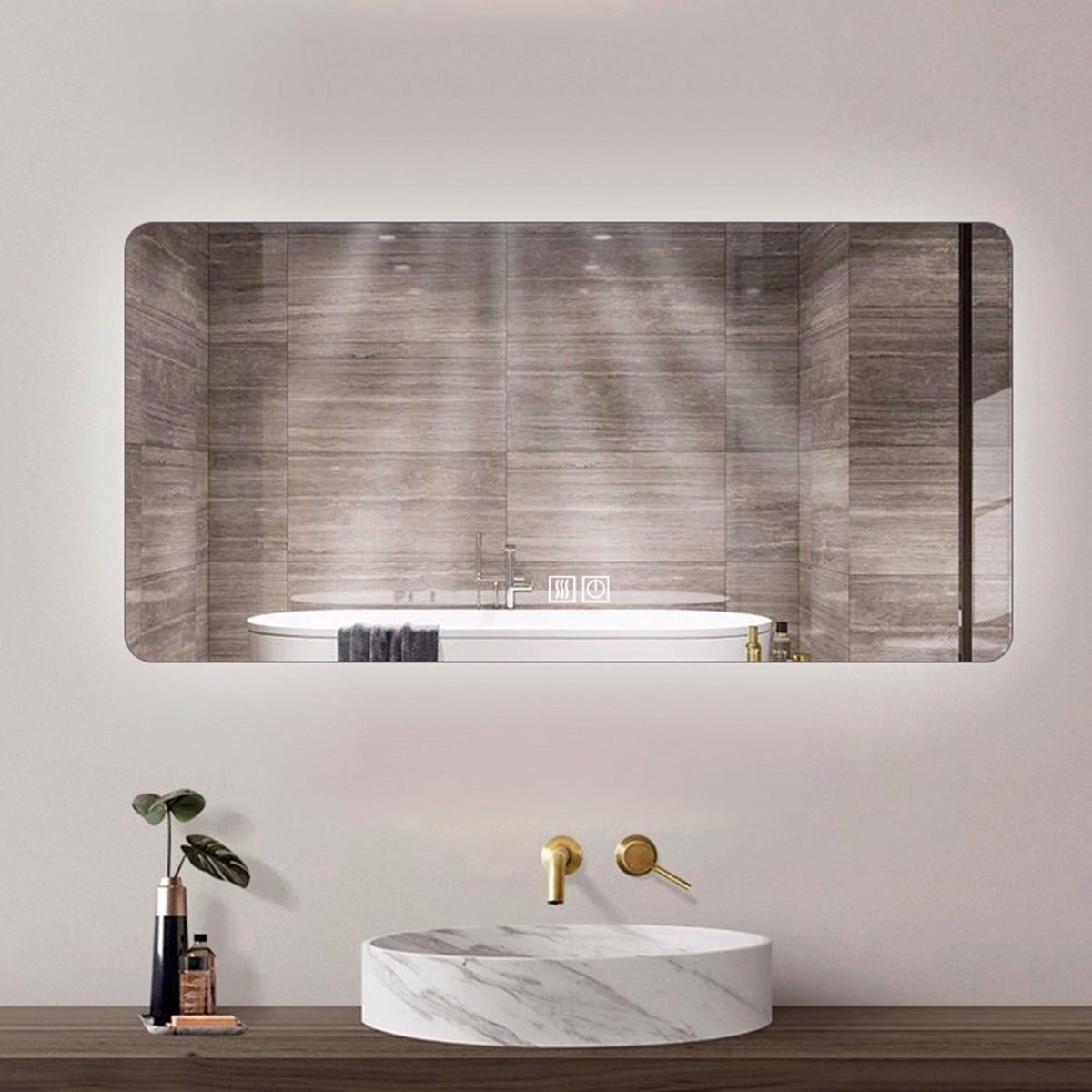 Espejo con luz led Atenea - Thebath