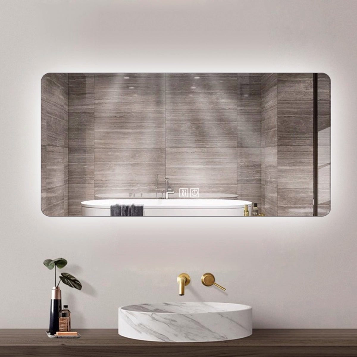 Espejo con luz led Atenea - Thebath