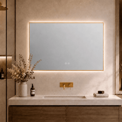 Espejo con marco metalico Nyros - The Bath