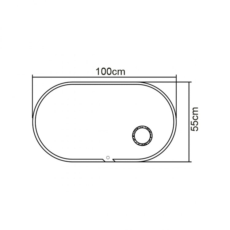 Miroir de salle de bain grossissant Indiana
