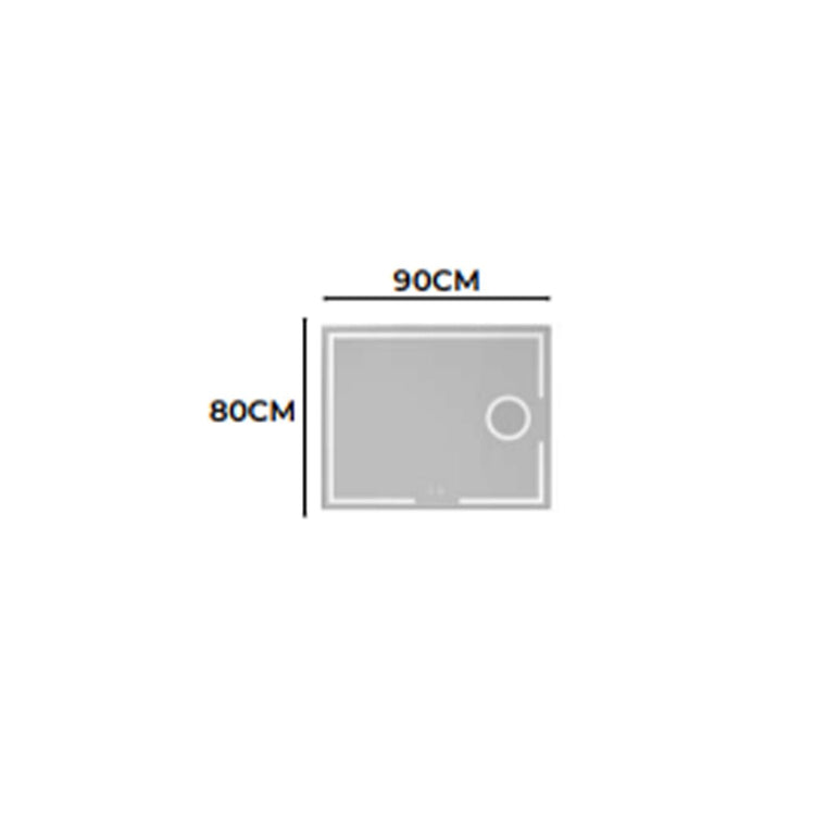 Miroir grossissant de salle de bain Malte