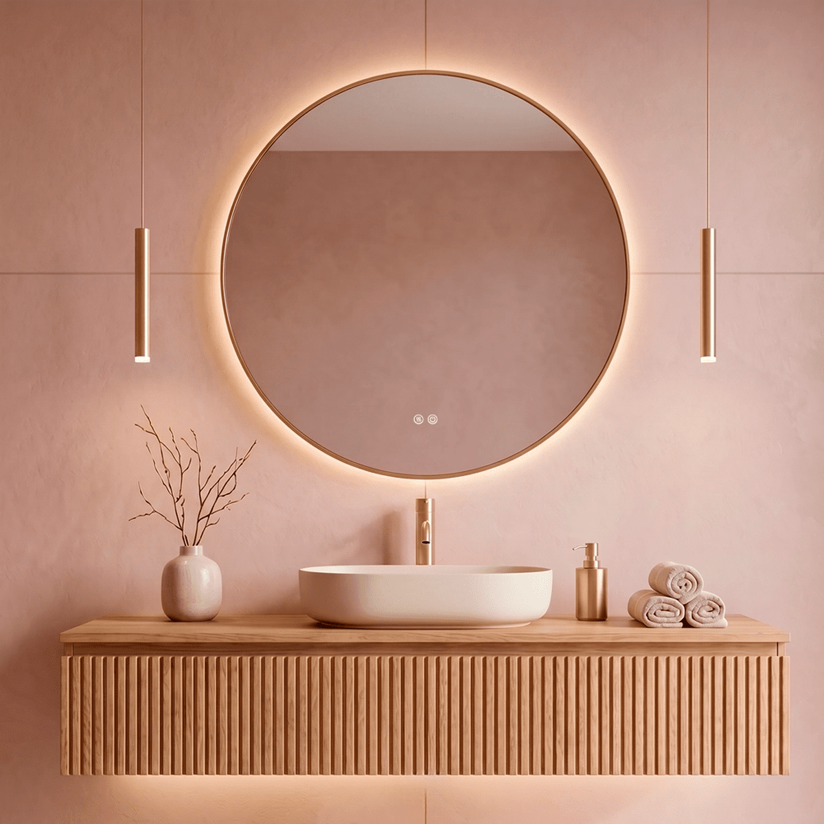 Espejo de baño con Luz Led Gabrielle - The Bath