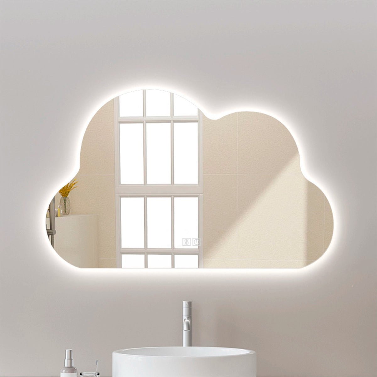 Espejo de baño en forma de nube Fauno - Thebath