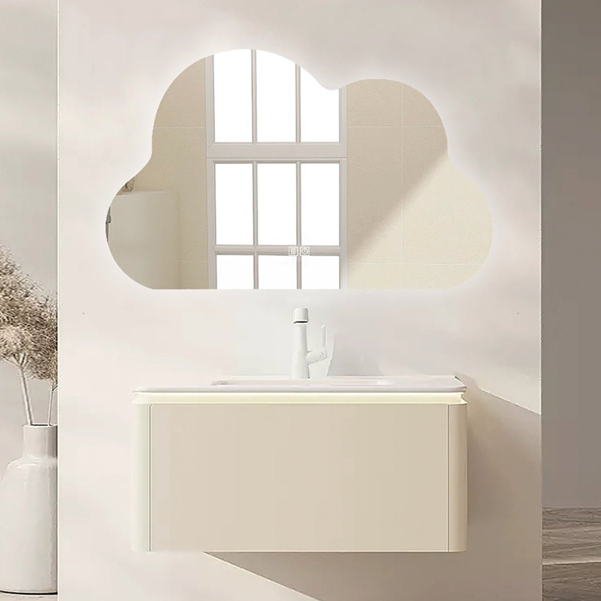 Espejo de baño en forma de nube Fauno - Thebath