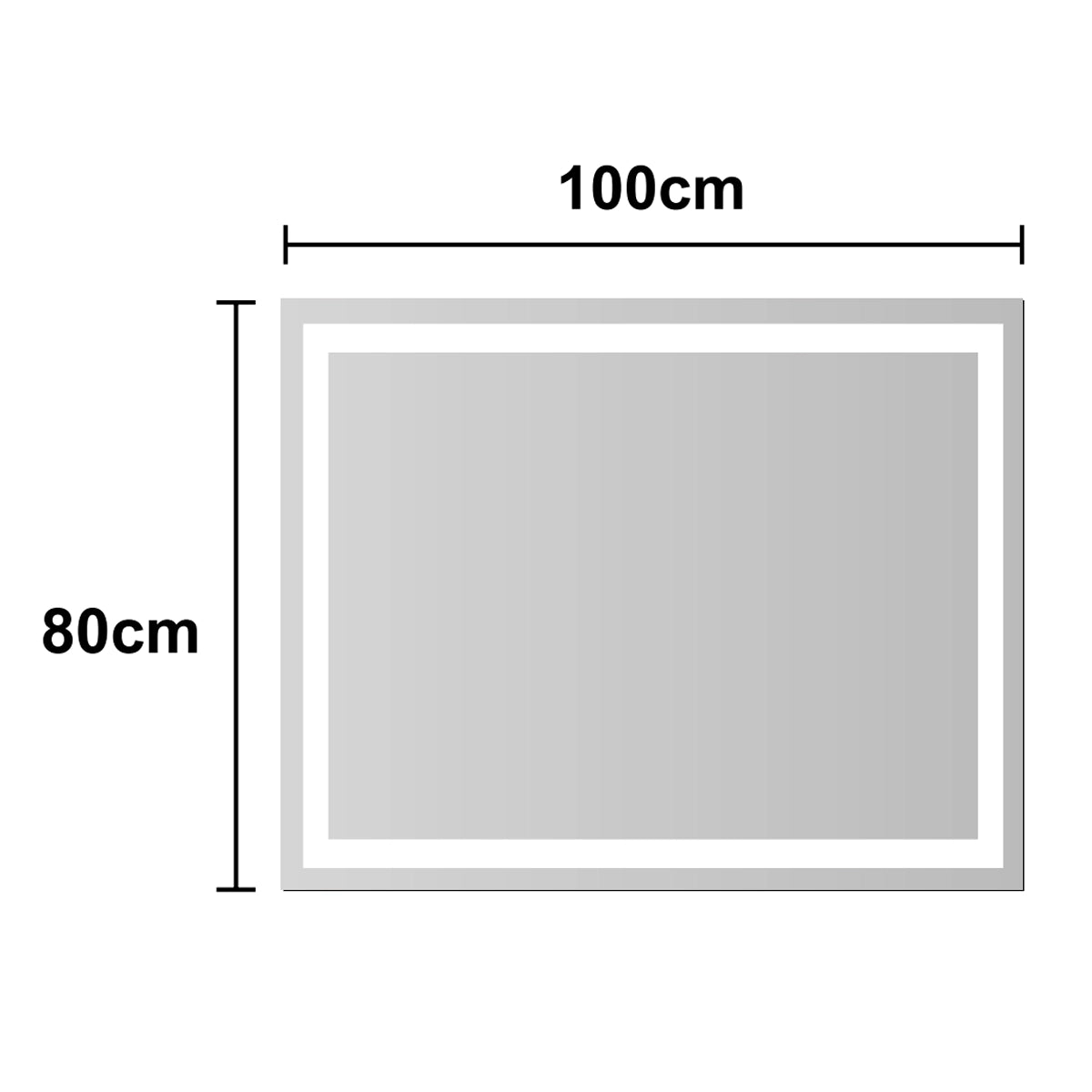 Espejo luz frontal Francia - Thebath