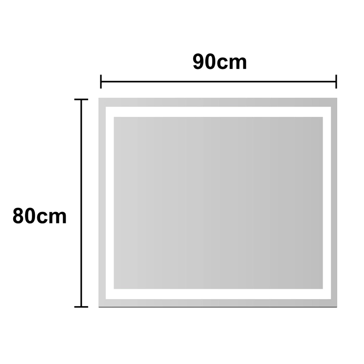Espejo luz frontal Francia - Thebath